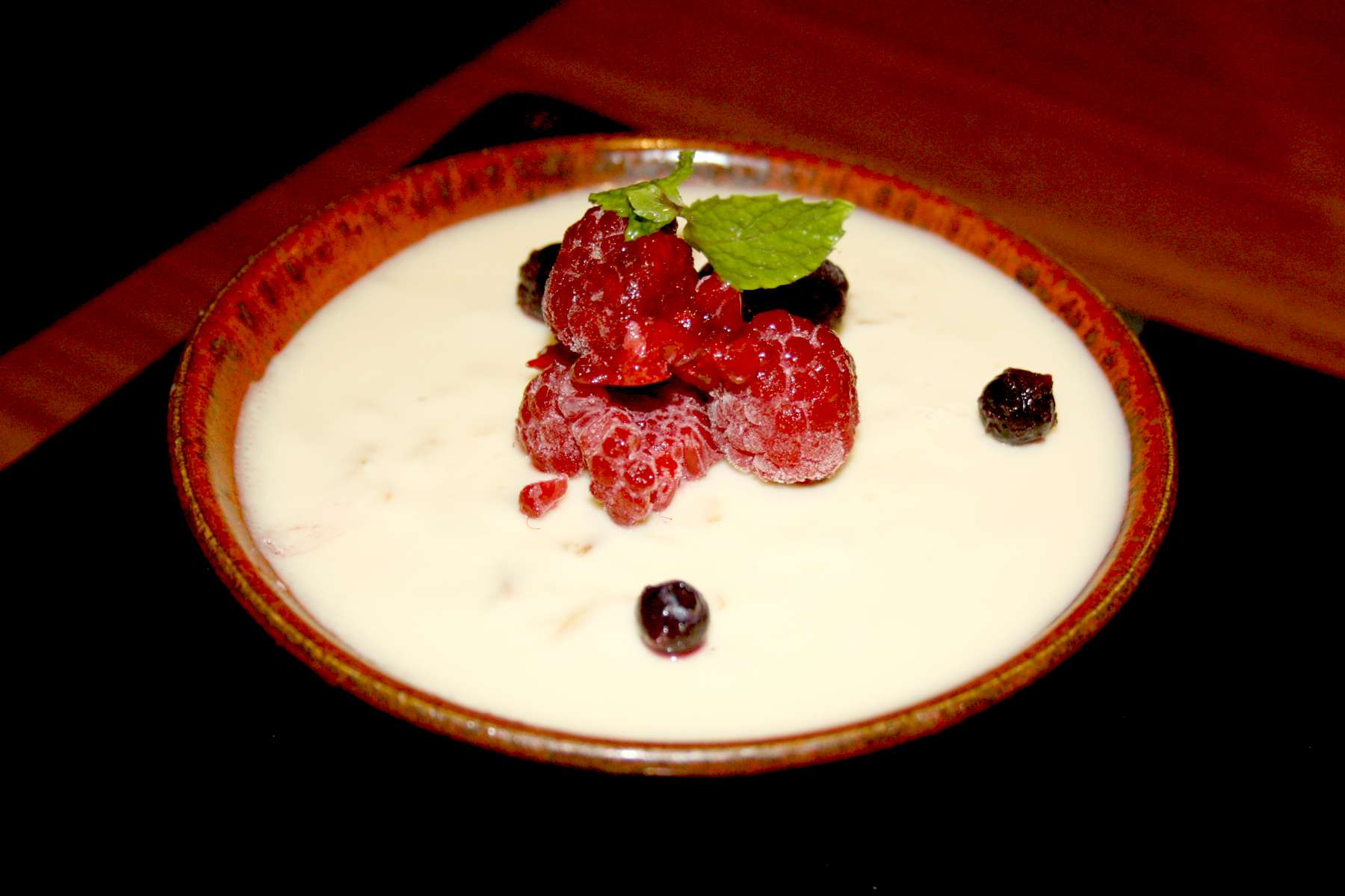 Baked Yogurt with Frozen Berries, Baan Tao